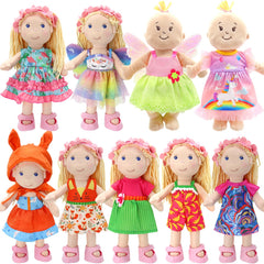 ECORELF Alive onesie and hat for 12-inch dolls, easy outfit completer
