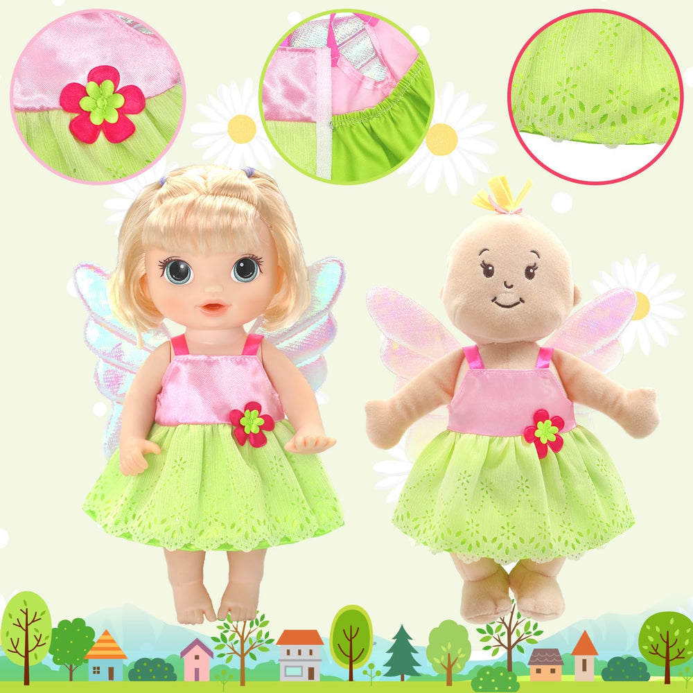 ECORELF Alive outfits feature bright patterns for vibrant doll styling