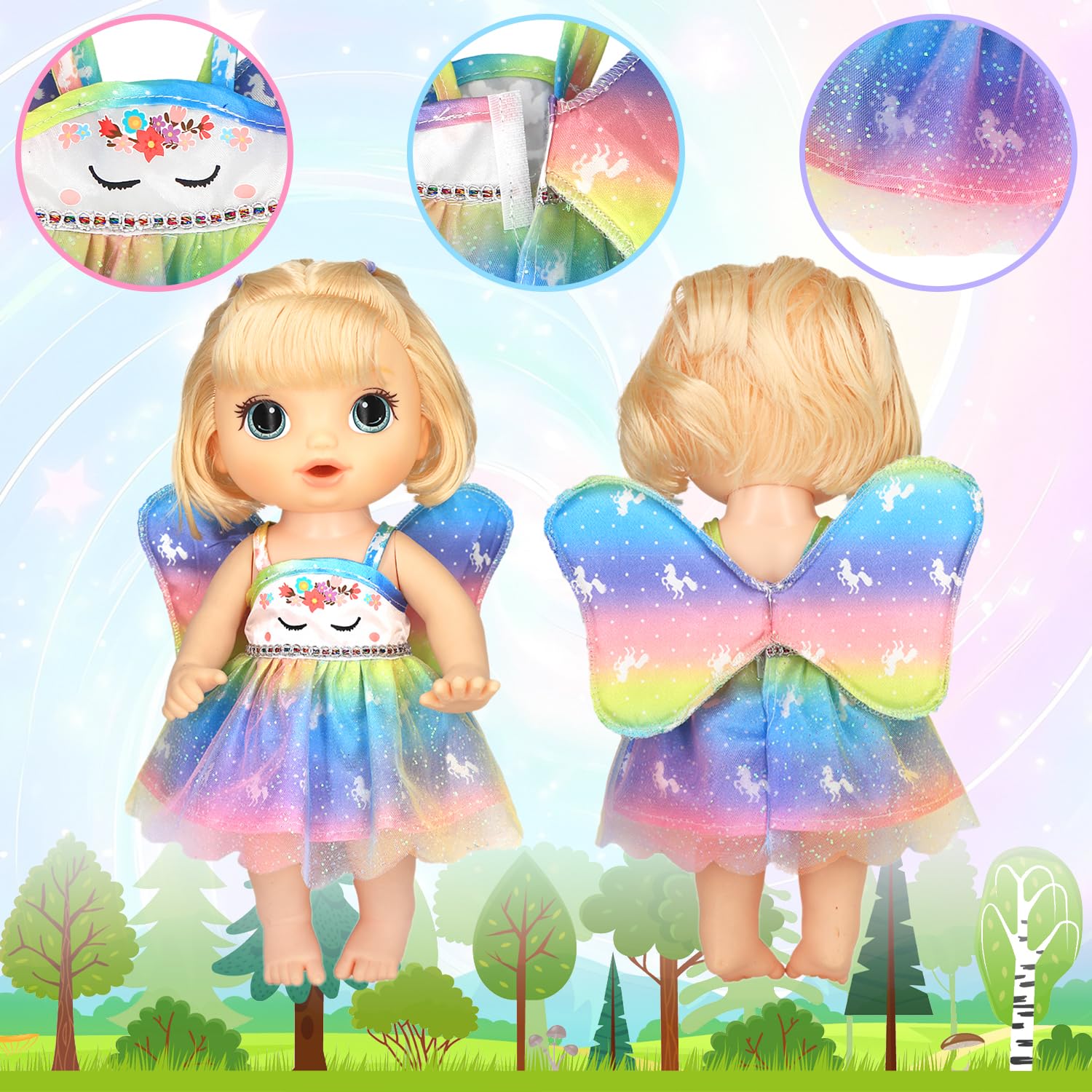 ECORELF Alive doll clothes are machine washable and easy to care for