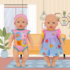 ECORELF matching headband adds cute detail for dolls.