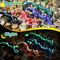 EDGRYJK glow-in-the-dark dragons brighten rooms for night-time ambiance.