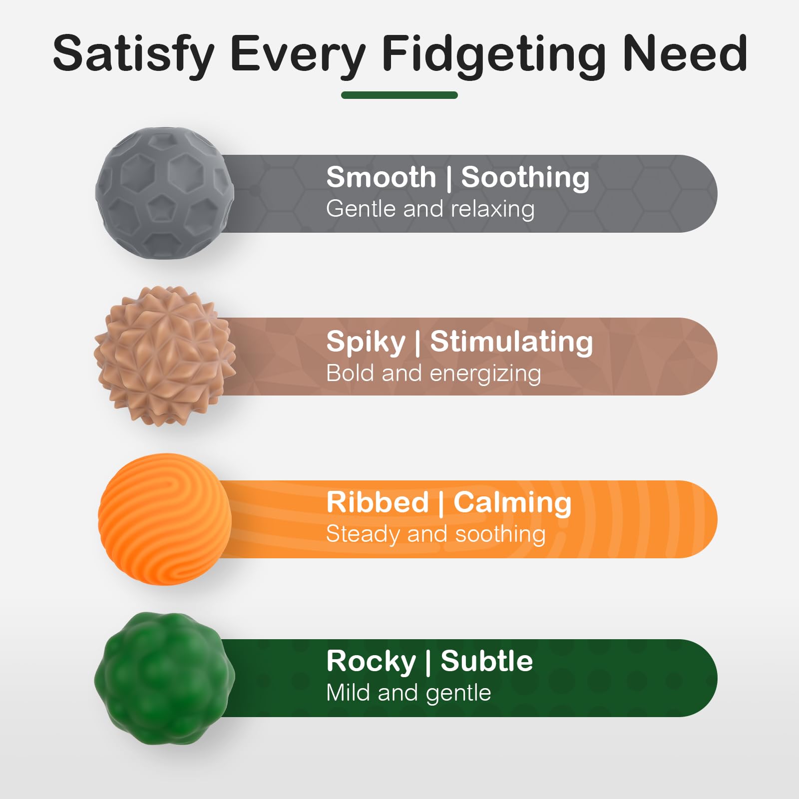 Ednzion four-pack offering sensory input and calm at work or study.