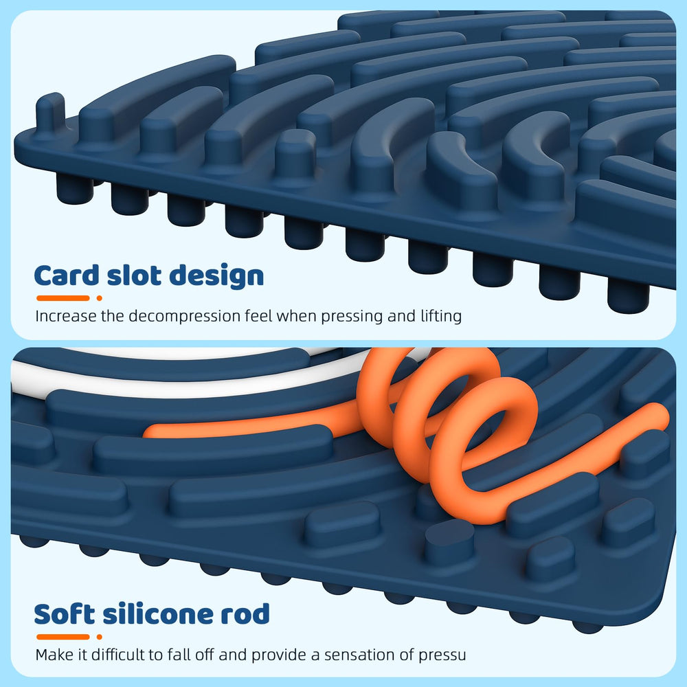 Ednzion twenty silicone rods provide varied textures for fine motor practice.
