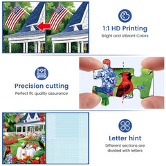 Edsjegn HD poster included to help plan and reference during assembly