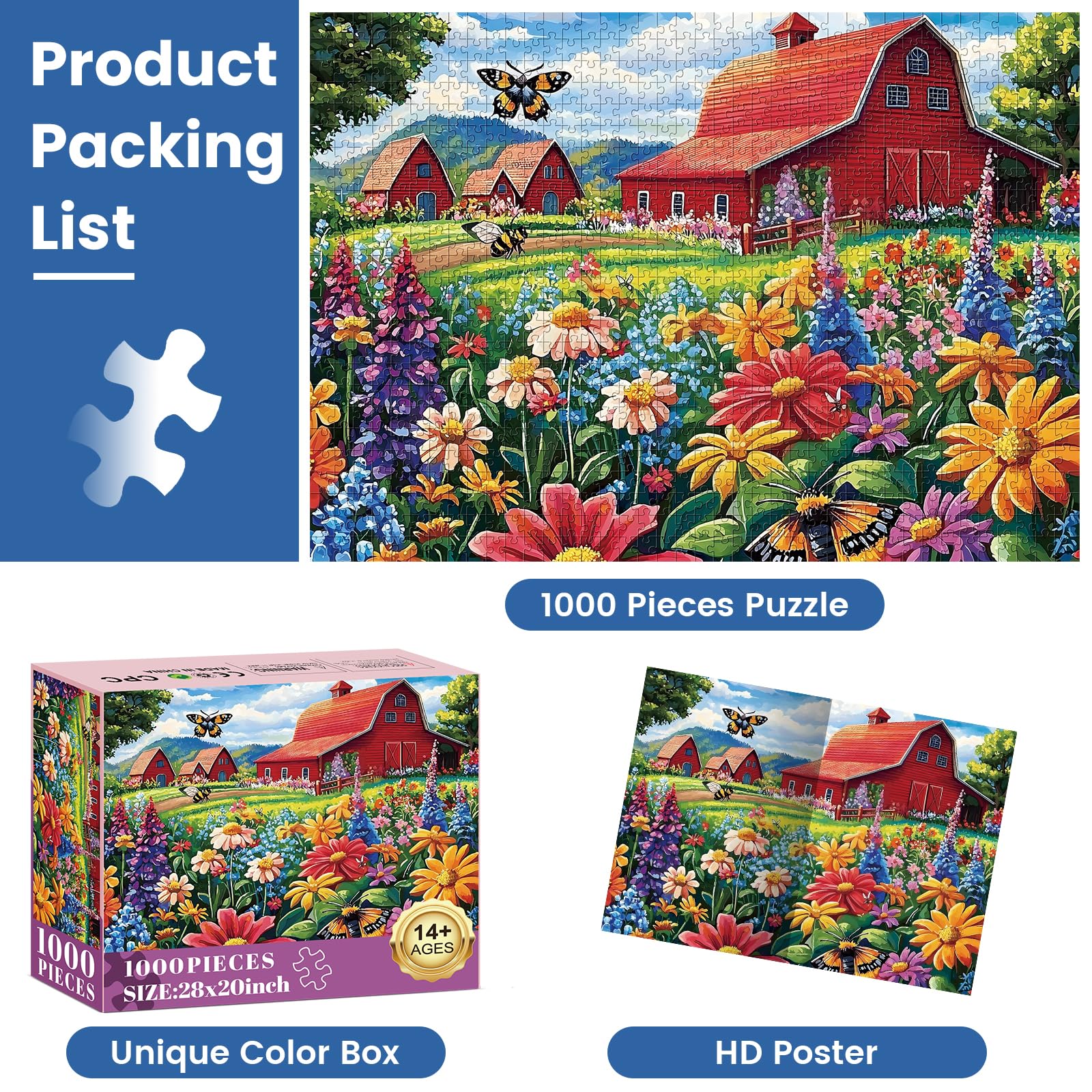 Edsjegn puzzle gift packaging: ideal gift for birthdays, holidays, or special occasions.