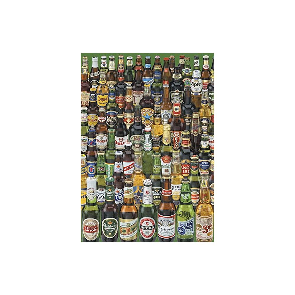 Educa Beers puzzle on a colorful scene, great for family puzzle night and display.