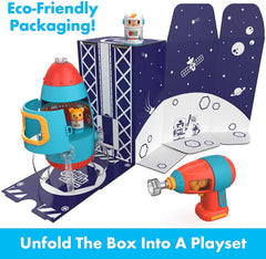 Educational Insights Bolt Buddies cockpit scene supports step-by-step building play.