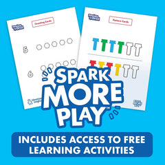 Educational Insights Bolt Buddies eco-friendly packaging unfolds into an additional play space.