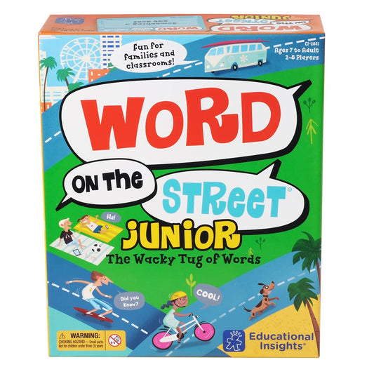 Educational Insights Word on the Street Junior game board for family play and vocabulary building