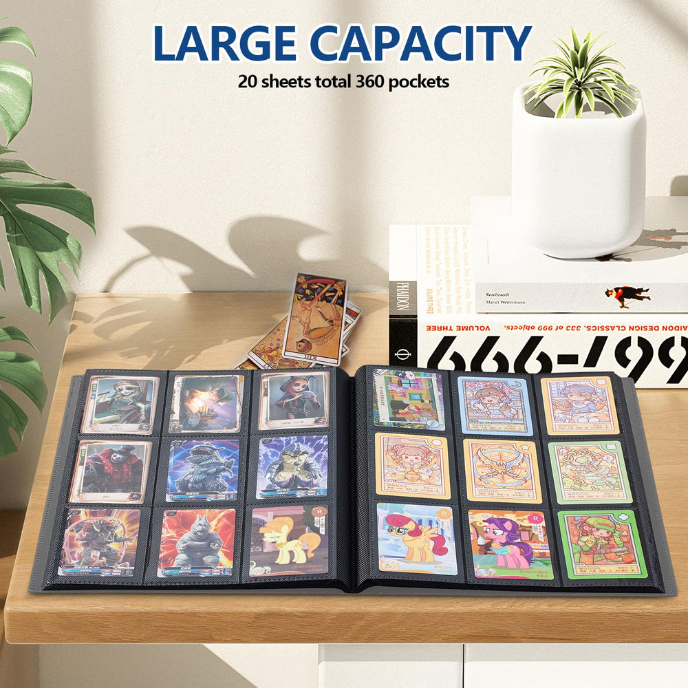 EDUDIIU 18 pockets per sheet maximize space for growing collections.