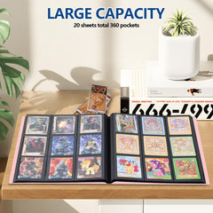 EDUDIIU pink binder slim profile saves space on shelves