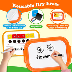 Included activity guide helps plan engaging phonics centers