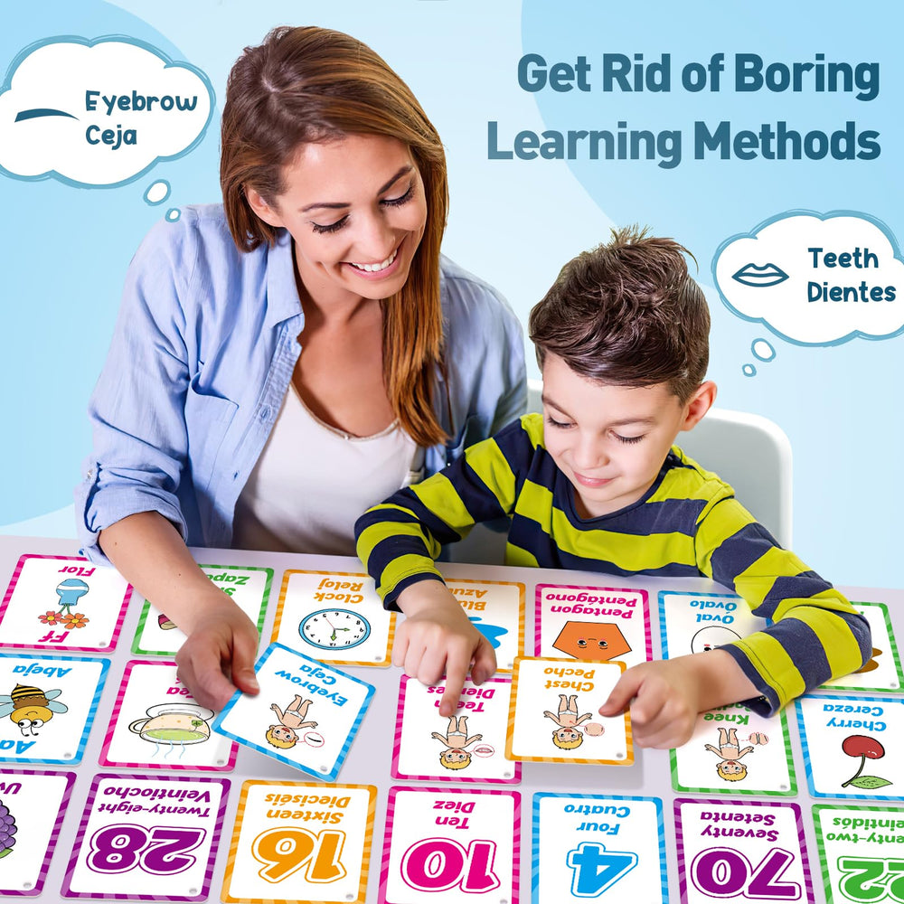 Edulok bilingual flash cards first words image boosts practical vocabulary for everyday conversation.