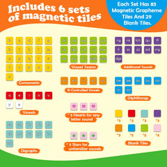 Durable Edulok classroom phonics activity setup for hands-on learning