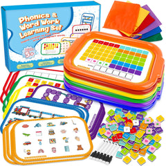 Edulok phonics magnetic letter tiles set for hands-on word building in classroom and home