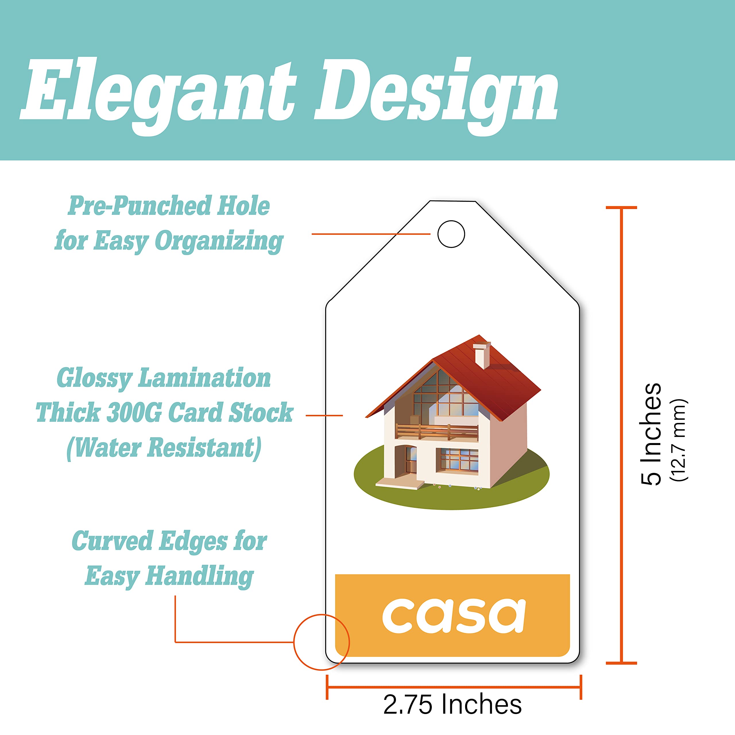 EDUMAETRIX colors sample flash cards aid bilingual color recognition.