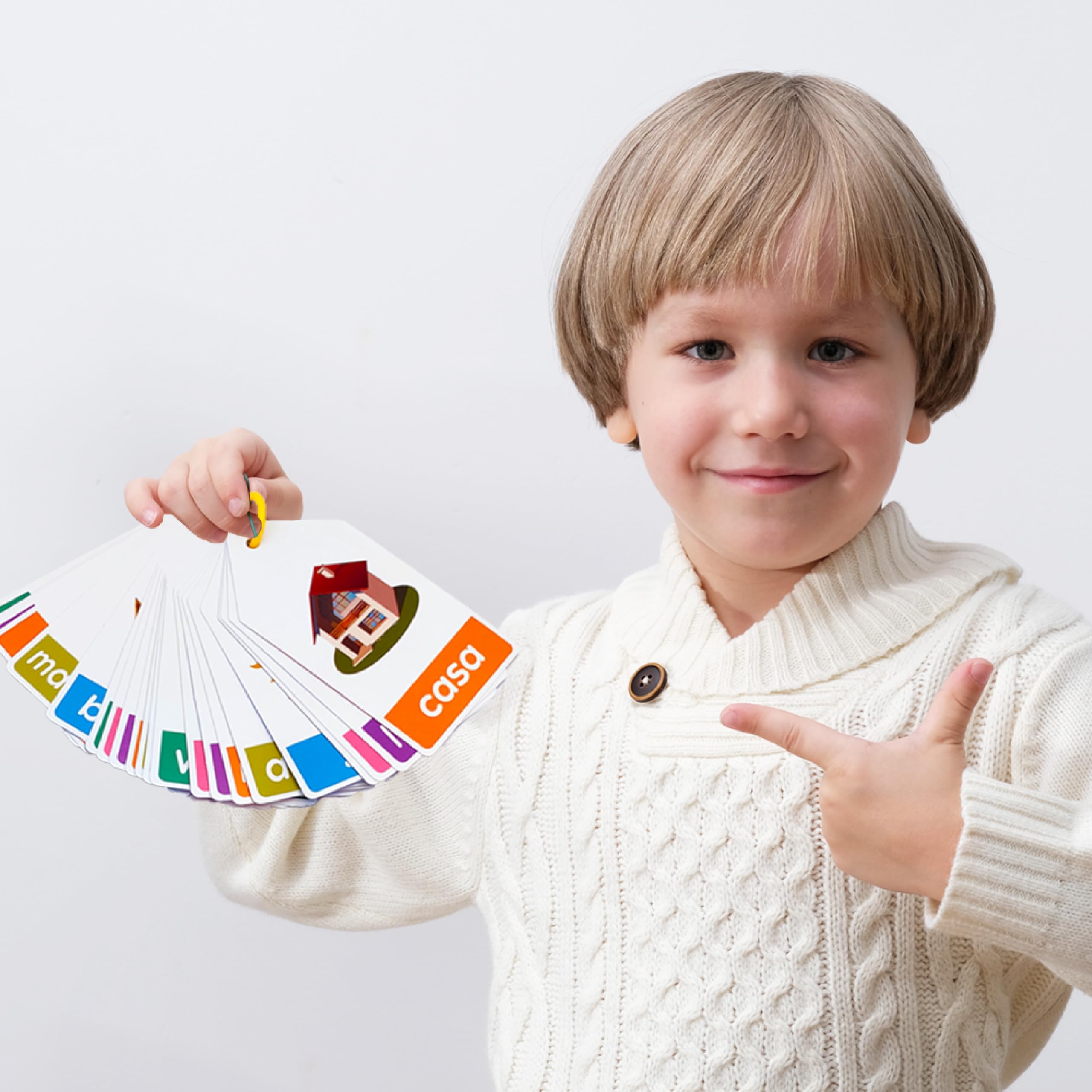 EDUMAETRIX numbers sample flash cards facilitate bilingual counting.