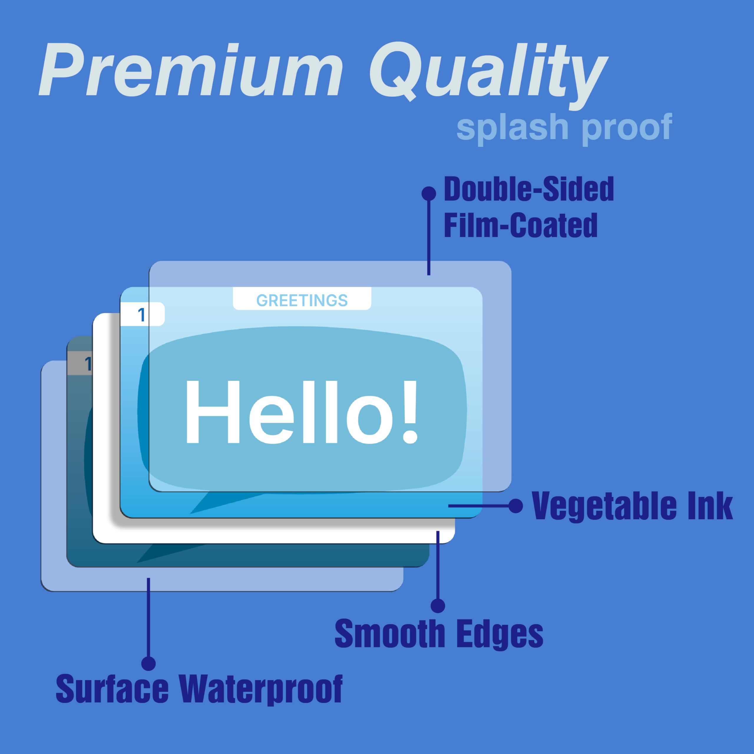 EDUMAETRIX eco-friendly ink and coating ensure waterproof, dust-resistant durability