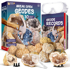 EDUMAN geodes-break-open-kit ready for hands-on exploration and crystal discovery.