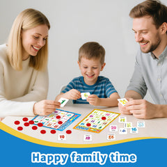 Edumix Family Learning Bingo in action supports turn-taking and focus.