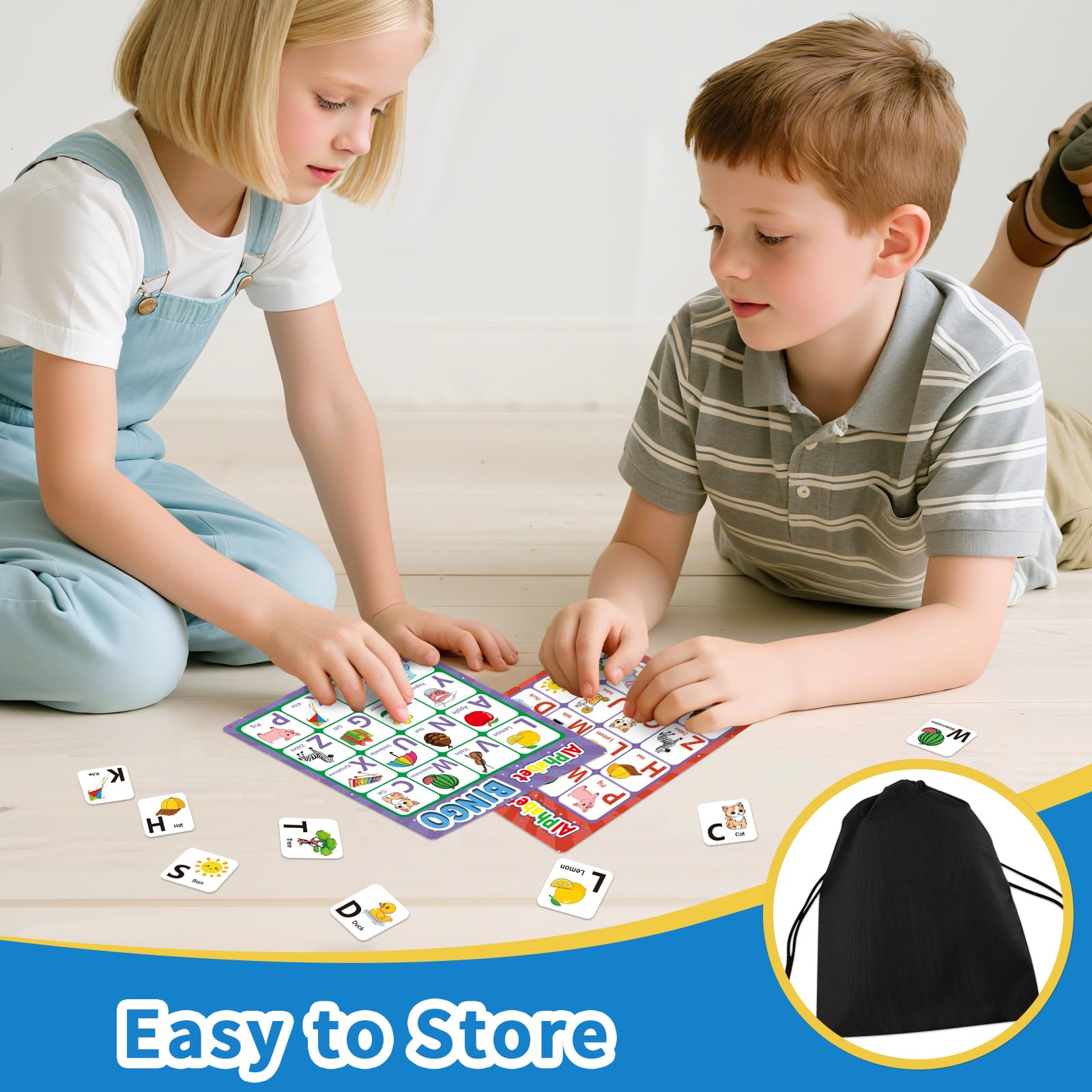 Edumix Six double-sided bingo boards shown for diverse learning activities.