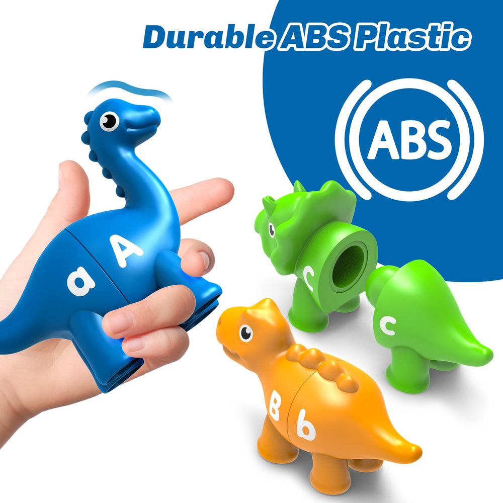 Edumoteso dinosaur fine motor play strengthens small-hand coordination.