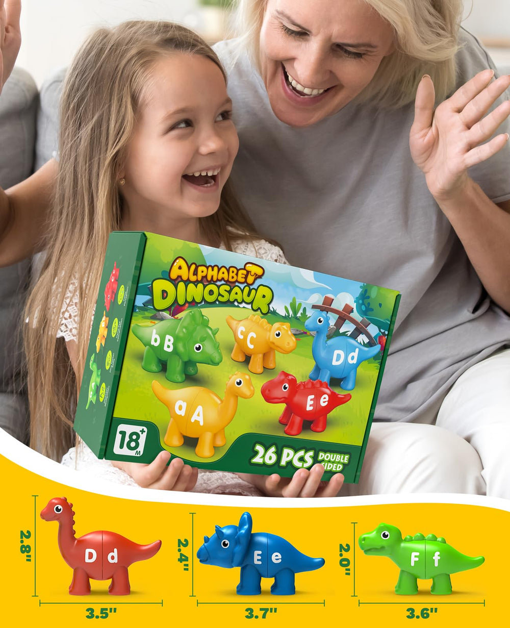 Edumoteso double-sided ABC match for versatile in-home or classroom learning.