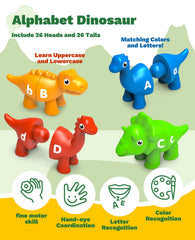 Edumoteso Montessori dinosaur cards for early phonics and fine motor practice.
