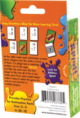 Edupress Math Splat color-coded decks simplify group or solo practice