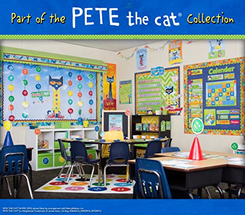 Edupress Pete the Cat stickers eight designs can decorate desks, walls, and folders.