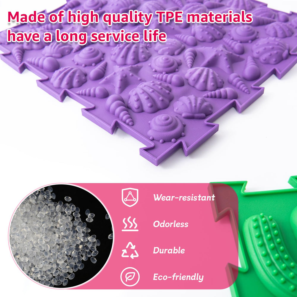 Edusense sensory mat non-toxic materials provide safe, worry-free play.