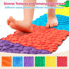 Edusense sensory mat puzzle interlocking tiles for modular classroom play.