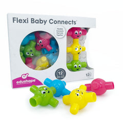 Edushape Flexi Baby Connects textured beads collection invites tactile exploration and color learning.