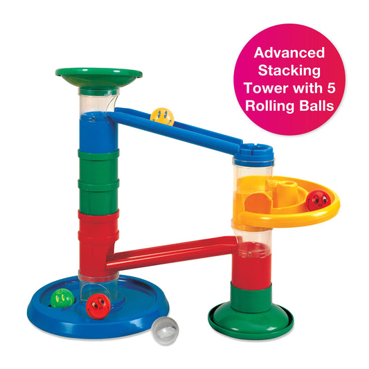 Edushape Rollipop 5 balls encourage interactive play and tracking for little hands.