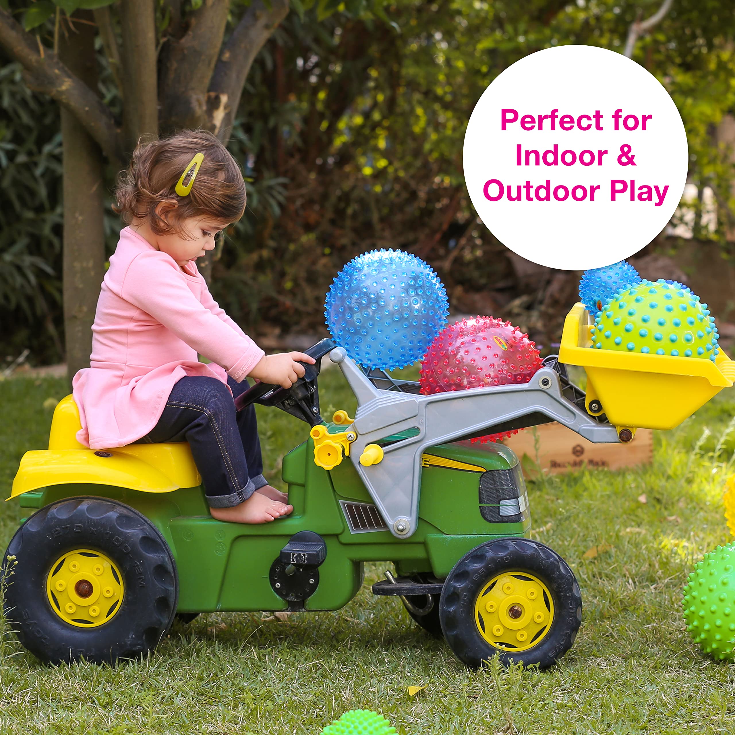 Edushape sensory ball is BPA-free for safe, curious toddlers.