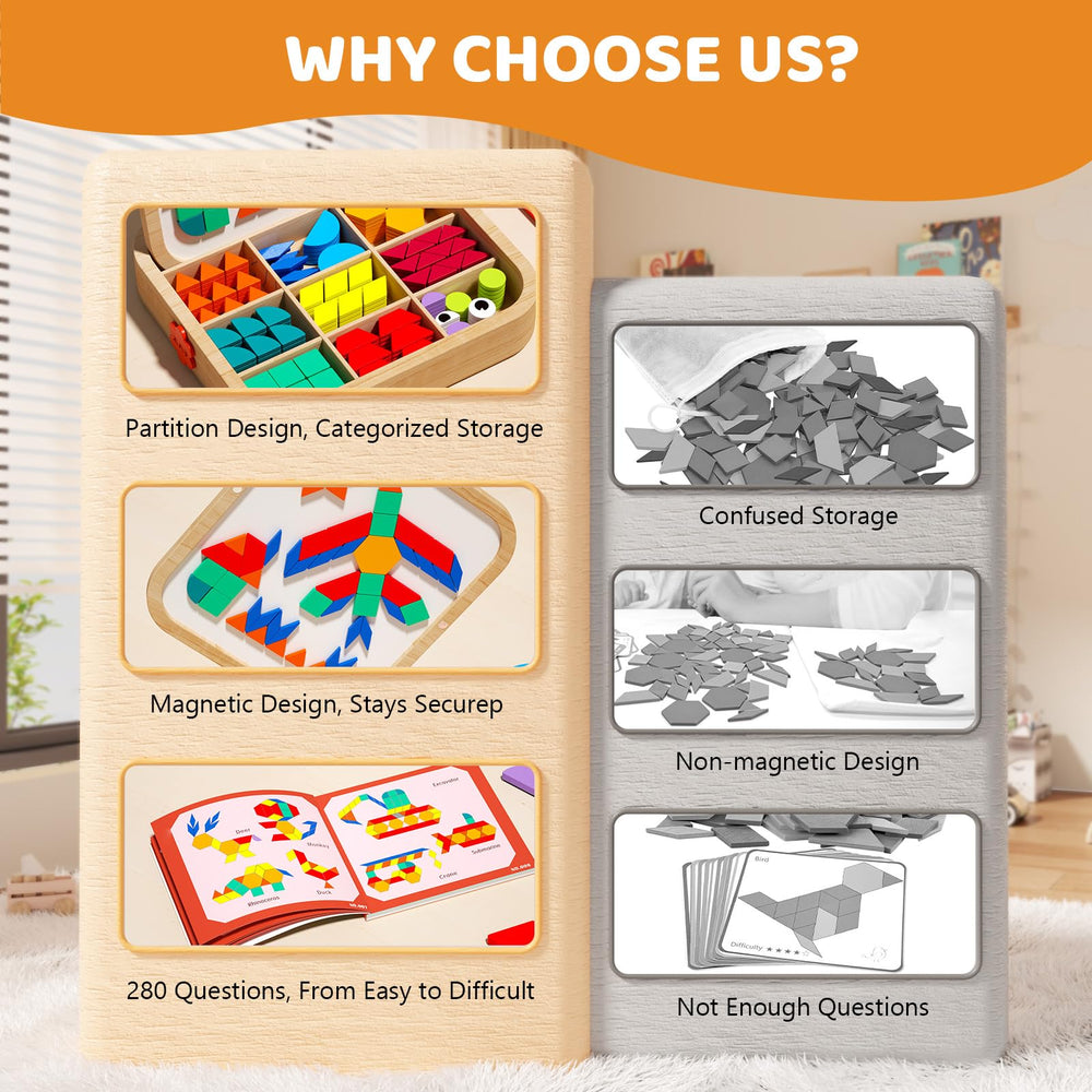 edutree 9 modes montessori toy encourages shape puzzles, scene building, graphic challenges