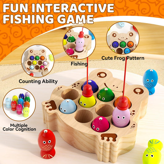 edutree magnetic fishing rods show two rods for shared play.