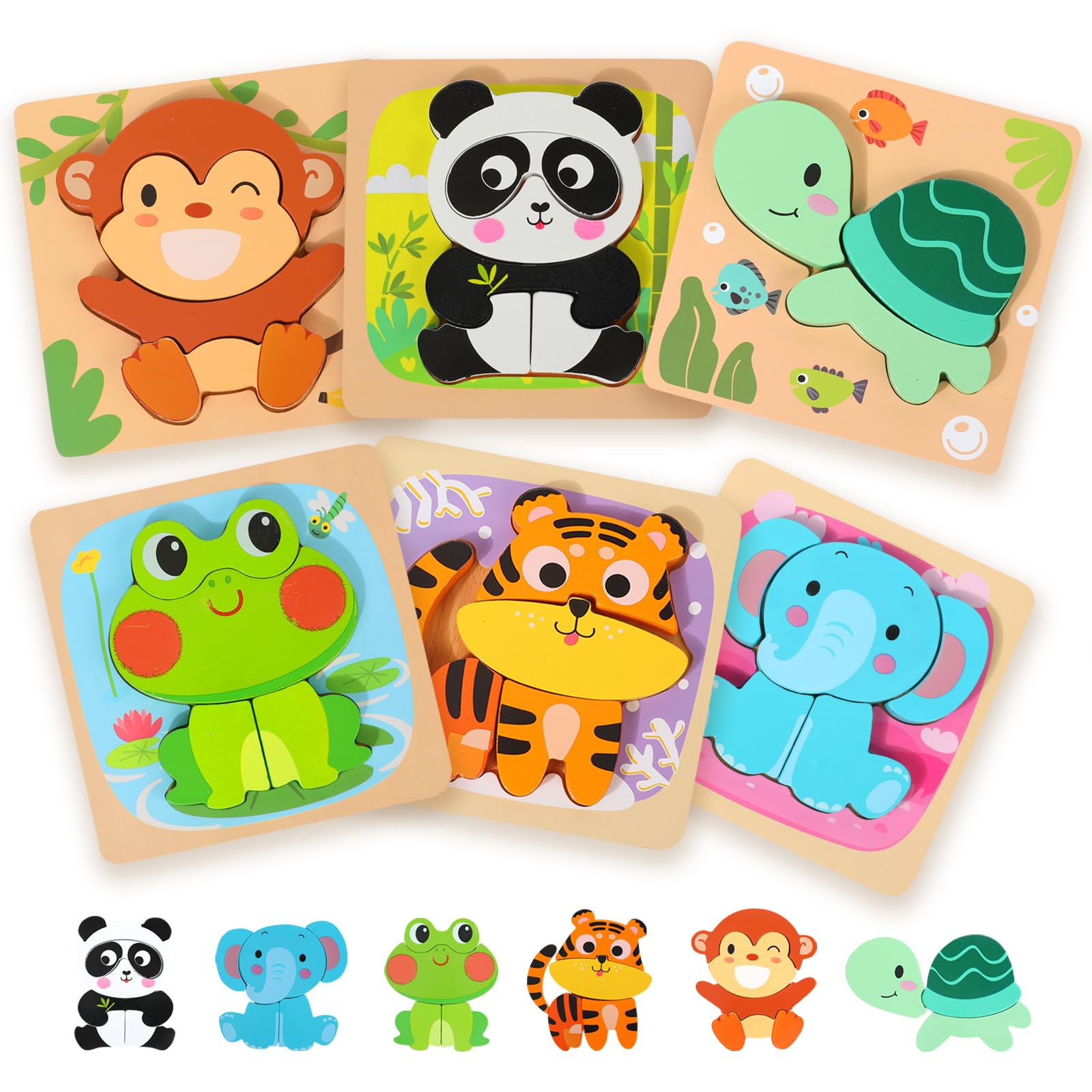 edutree monkey puzzle for toddlers boosts hand-eye coordination and color recognition