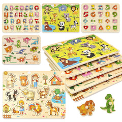 edutree alphabet peg puzzle aids early literacy with tactile letter pegs for toddlers