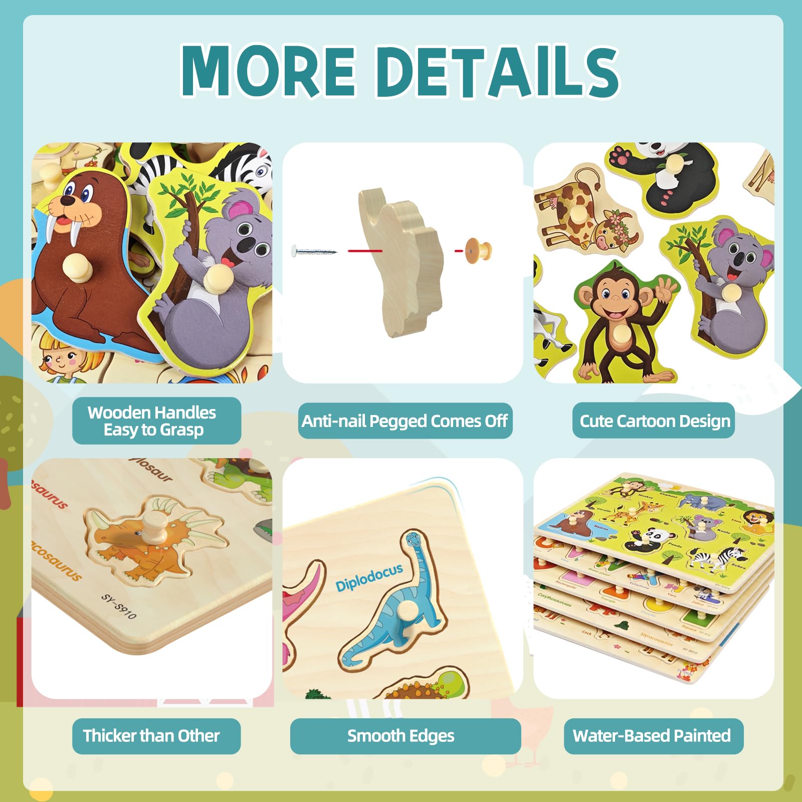 edutree dinosaurs peg puzzle sparks curiosity with colorful prehistoric creatures
