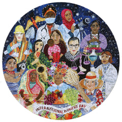 eeBoo 500-piece round puzzle with full-color insert by Maria Over.
