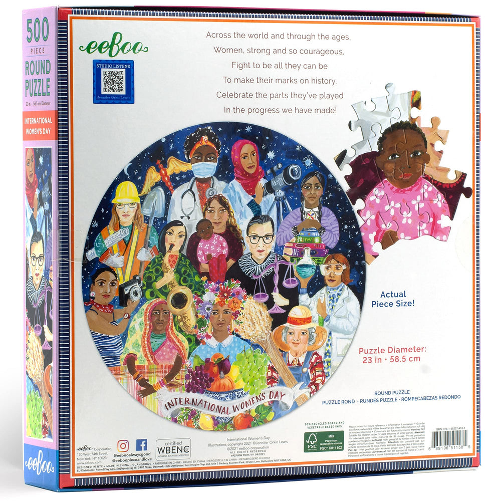 Sustainable packaging and FSC-certified materials for eco-friendly puzzles.