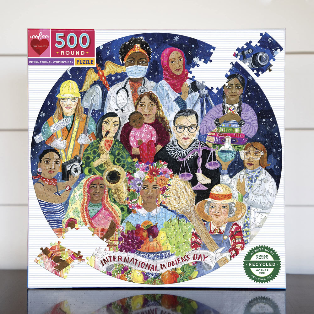 Full-color insert with artist playlist and inspiration for solving.