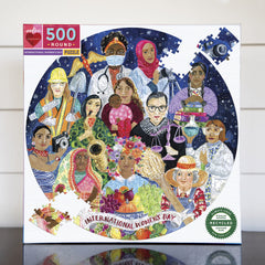 Full-color insert with artist playlist and inspiration for solving.