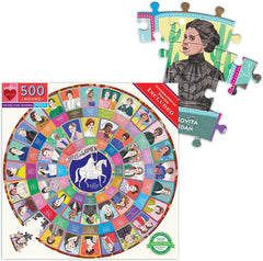eeBoo 500-piece round puzzle invites mindful, collaborative evenings for adults