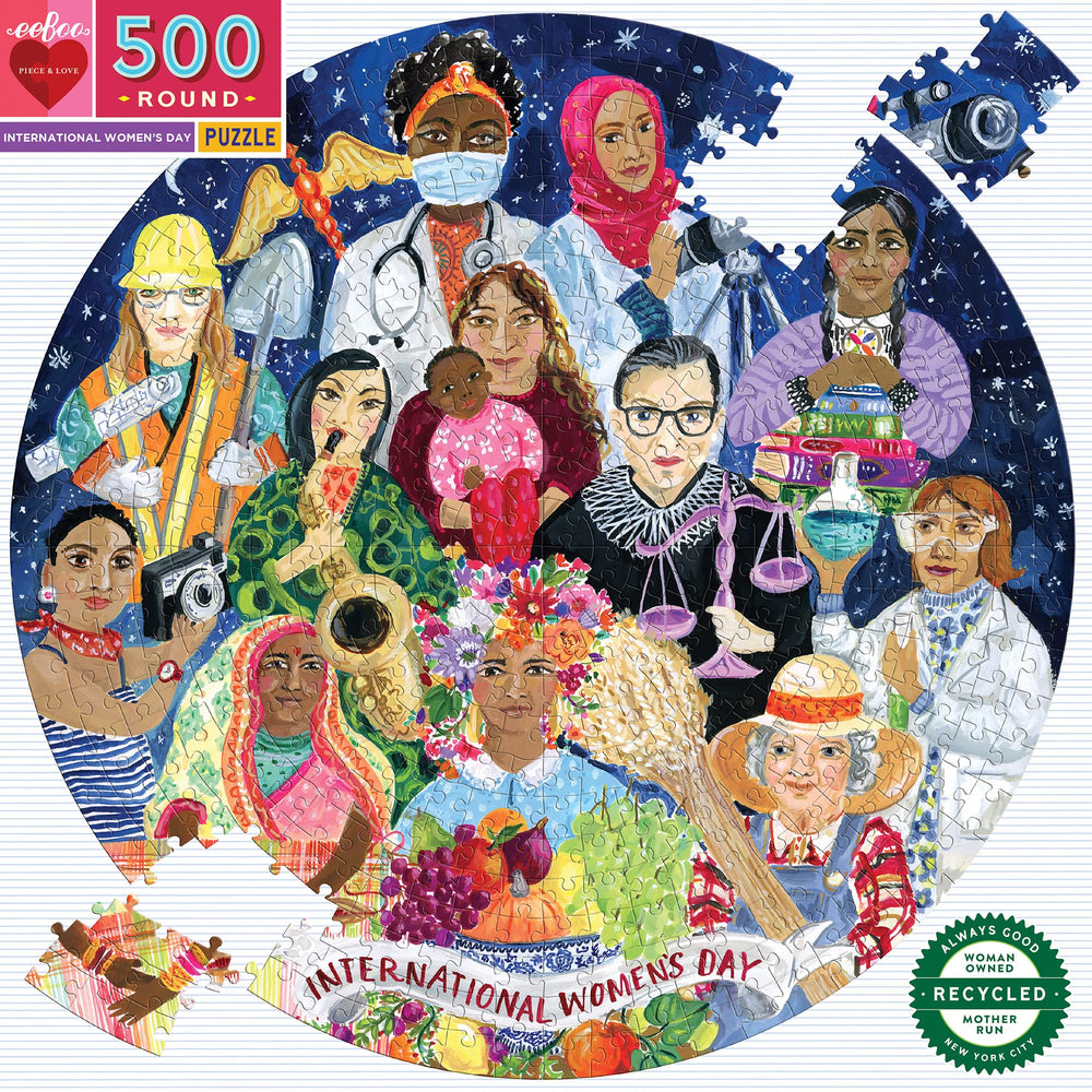 eeBoo puzzle printed with vegetable-based ink on recycled board.