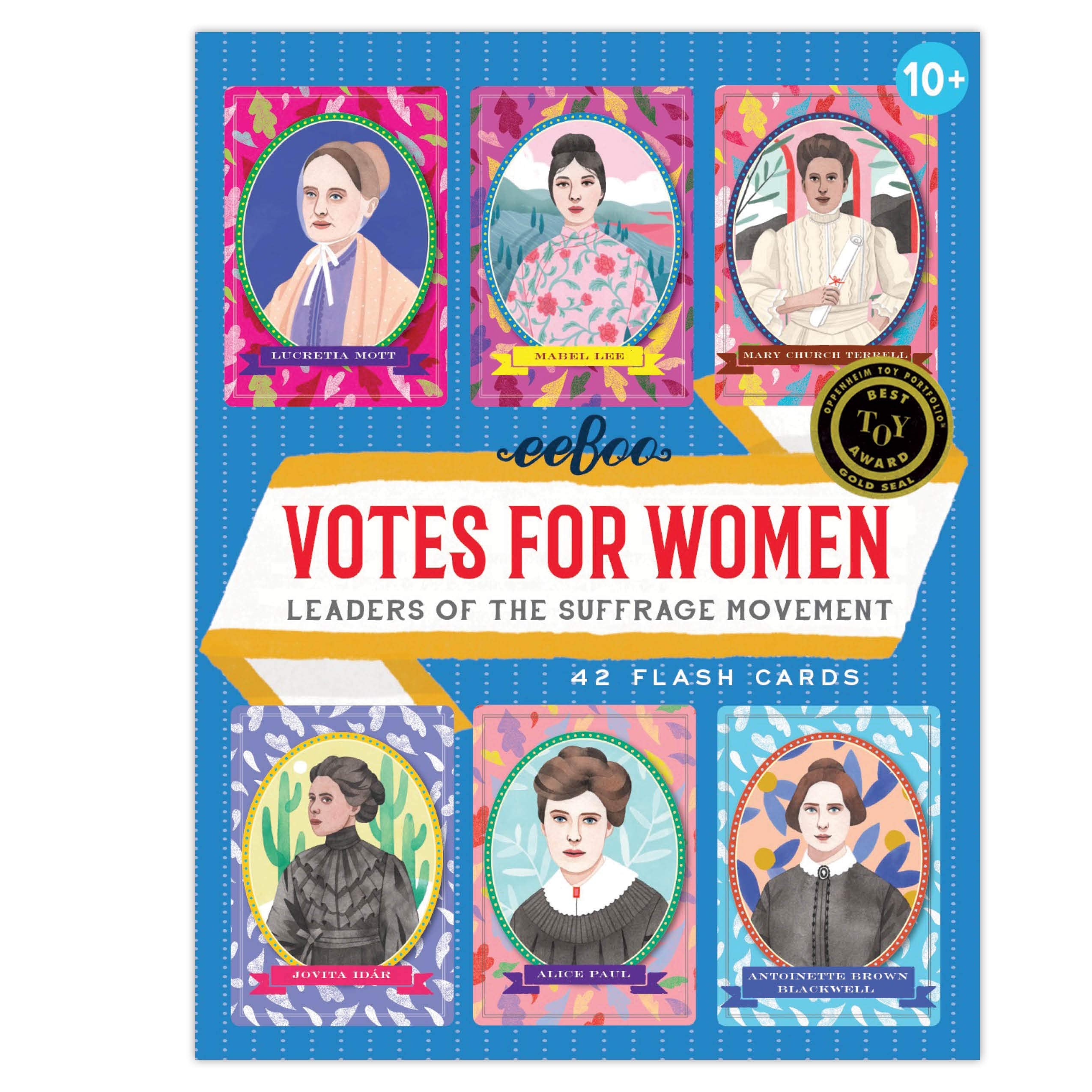 eeBoo Votes for Women uses vegetable-based inks for eco-friendly play