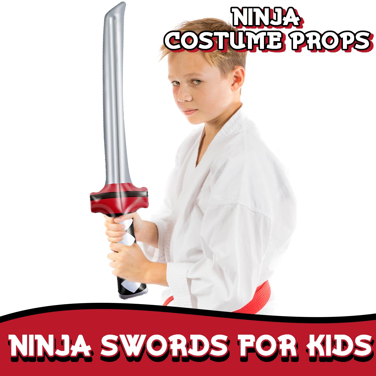 Eerrhhaq 12-pack ninja swords in a compact storage-friendly set.