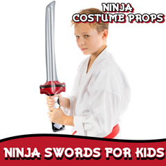 Eerrhhaq 12-pack ninja swords in a compact storage-friendly set.