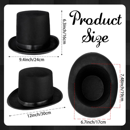 Eerrhhaq black top hat for kids, side view, lightweight wear for comfort.